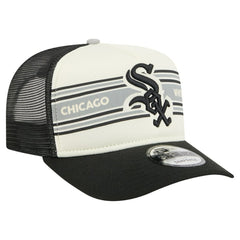 Chicago White Sox New Era Banner A-Frame 9FIFTY Trucker Snapback Hat | MLB Discount