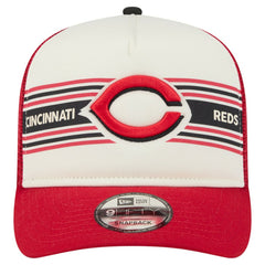 Cincinnati Reds New Era Banner A-Frame 9FIFTY Trucker Snapback Hat | MLB Near me