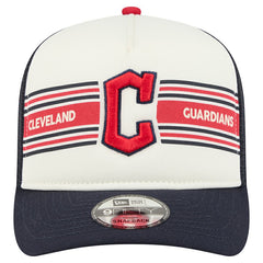 Cleveland Guardians New Era Banner A-Frame 9FIFTY Trucker Snapback Hat | MLB For sale