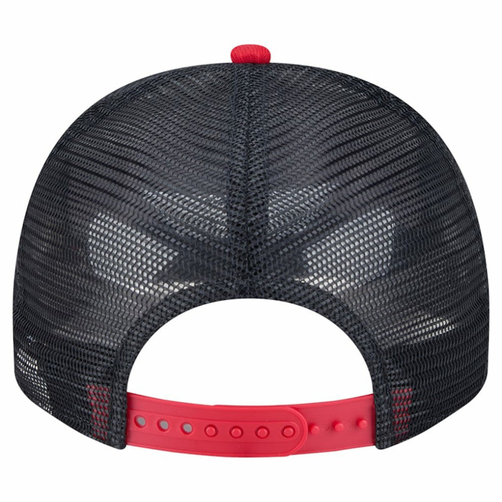 Atlanta Braves New Era Banner A-Frame 9FIFTY Trucker Snapback Hat | MLB For sale