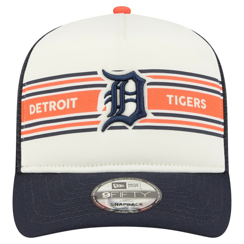 Detroit Tigers New Era Banner A-Frame 9FIFTY Trucker Snapback Hat | MLB For sale