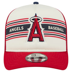 Los Angeles Angels New Era Banner A-Frame 9FIFTY Trucker Snapback Hat | MLB Online