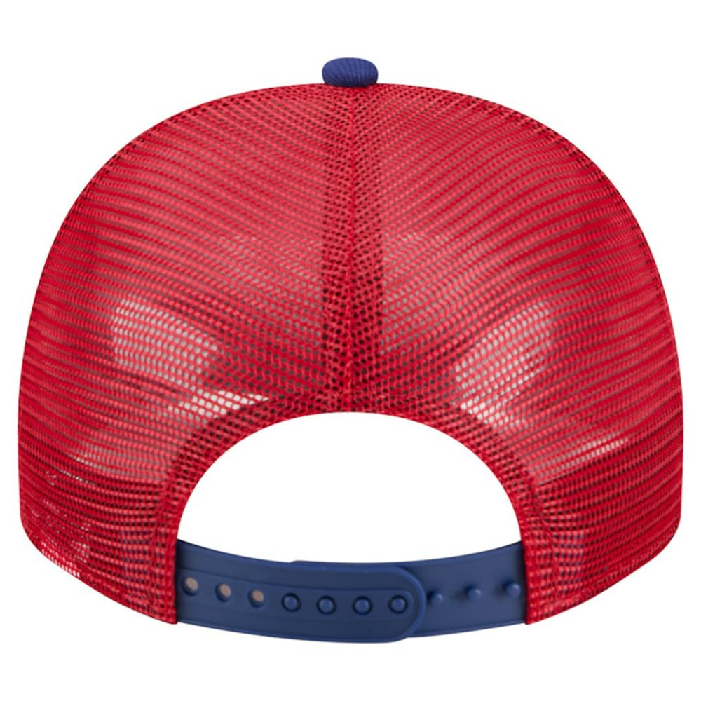 Philadelphia Phillies New Era Banner A-Frame 9FIFTY Trucker Snapback Hat | MLB Outlet