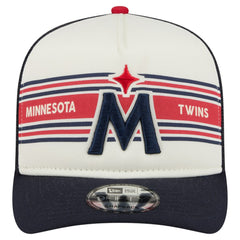 Minnesota Twins New Era Banner A-Frame 9FIFTY Trucker Snapback Hat | MLB On Sale