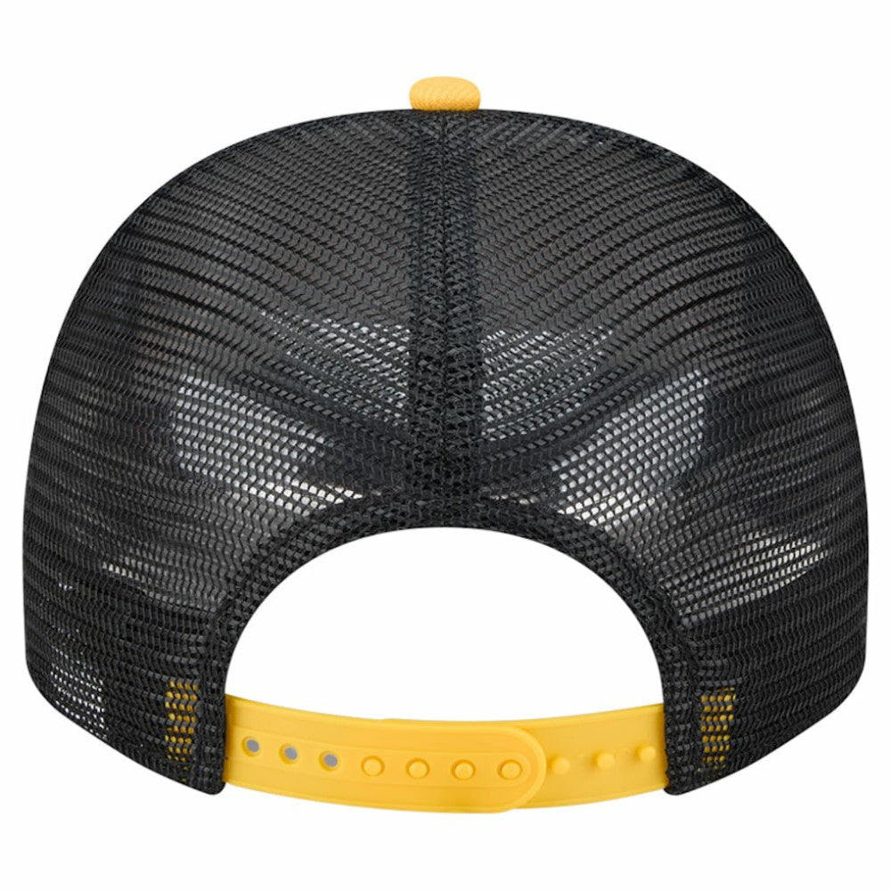 Pittsburgh Pirates New Era Banner A-Frame 9FIFTY Trucker Snapback Hat | MLB On Sale