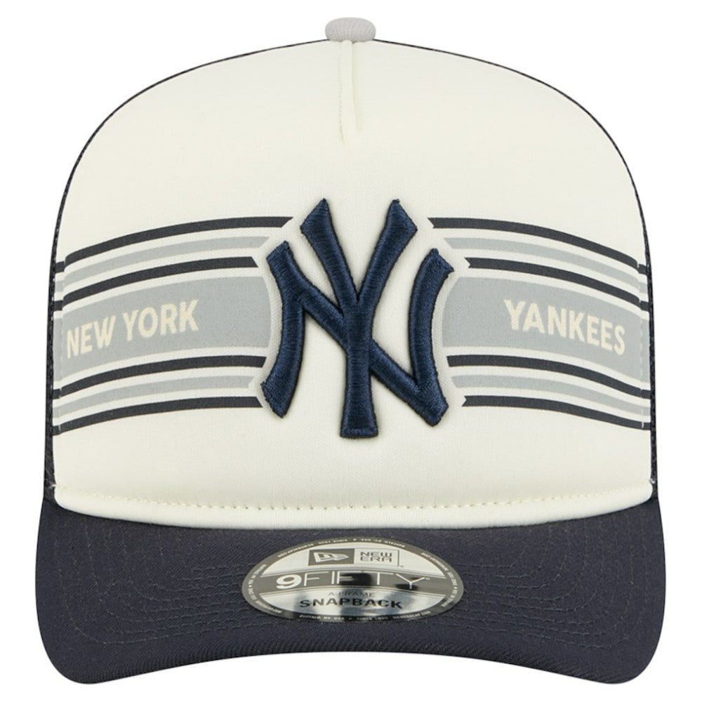 New York Yankees New Era Banner A-Frame 9FIFTY Trucker Snapback Hat | MLB Near me