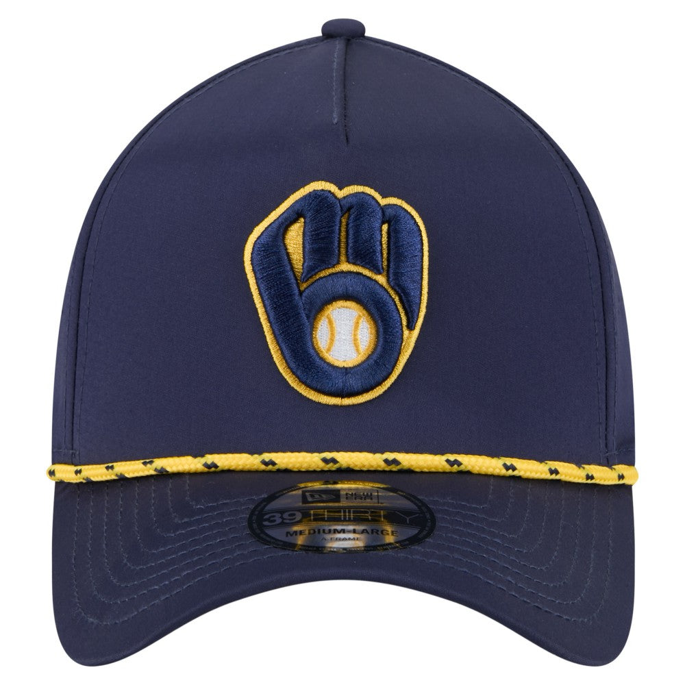 Milwaukee Brewers New Era 39THIRTY A-Frame Perforated Flex Hat | MLB Sale
