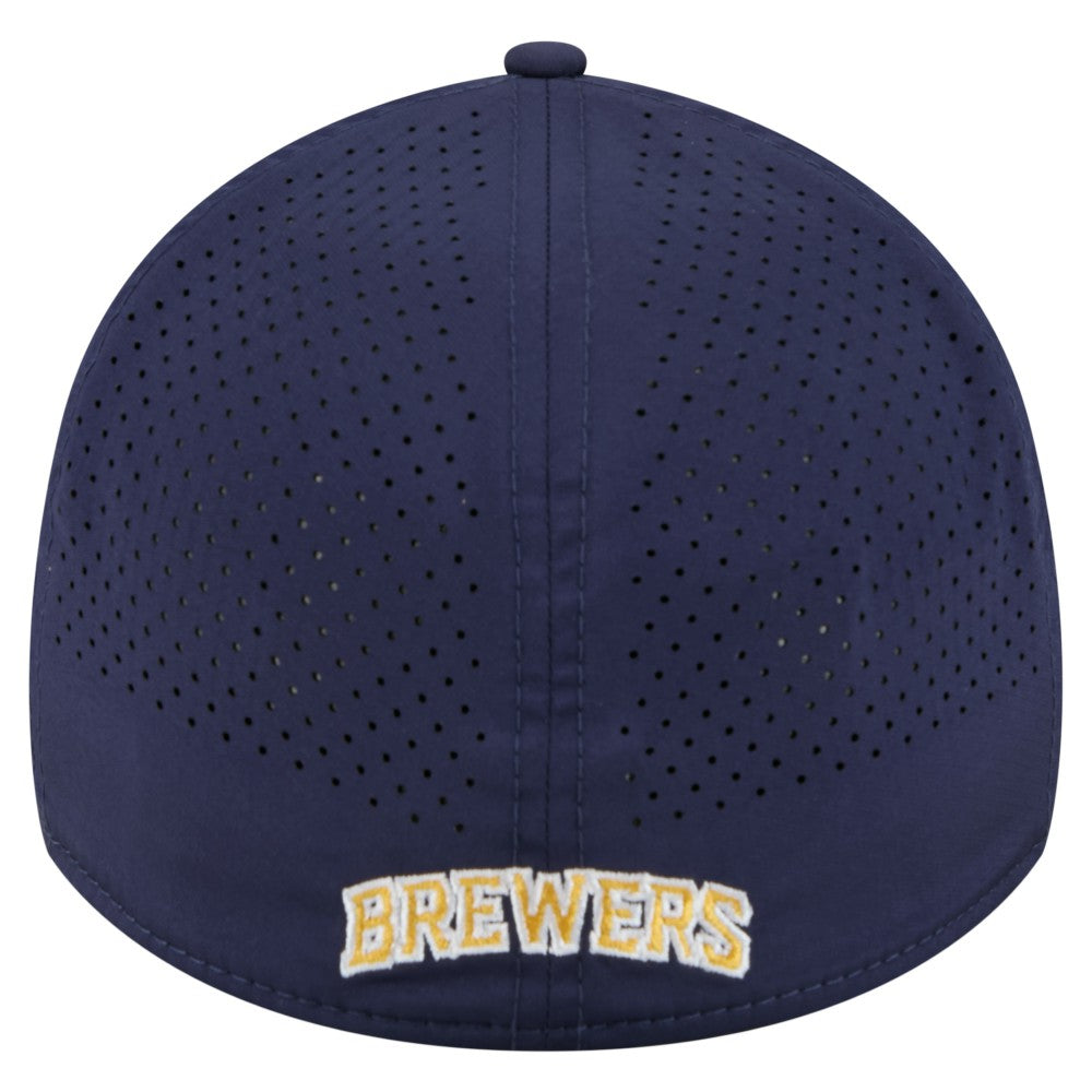 Milwaukee Brewers New Era 39THIRTY A-Frame Perforated Flex Hat | MLB Sale