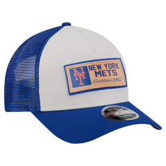 New York Mets New Era Text A-Frame Trucker 9FORTY Hat | MLB Sale