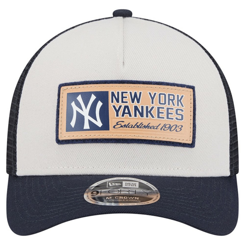 New York Yankees New Era Text A-Frame Trucker 9FORTY Hat | MLB Near me