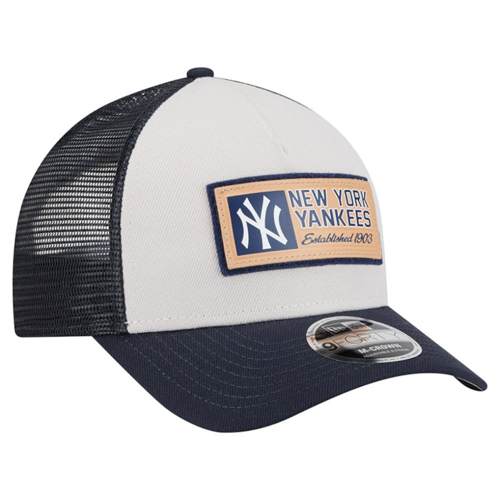 New York Yankees New Era Text A-Frame Trucker 9FORTY Hat | MLB Near me