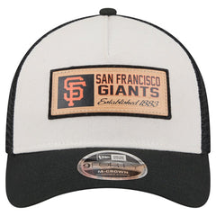 San Francisco Giants New Era Text A-Frame Trucker 9FORTY Hat | MLB Sale