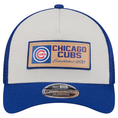 Chicago Cubs New Era Text A-Frame Trucker 9FORTY Hat | MLB Online