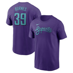 Corbin Burnes Arizona Diamondbacks Nike 2025 City Connect Fuse Name & Number T-Shirt | MLB Outlet