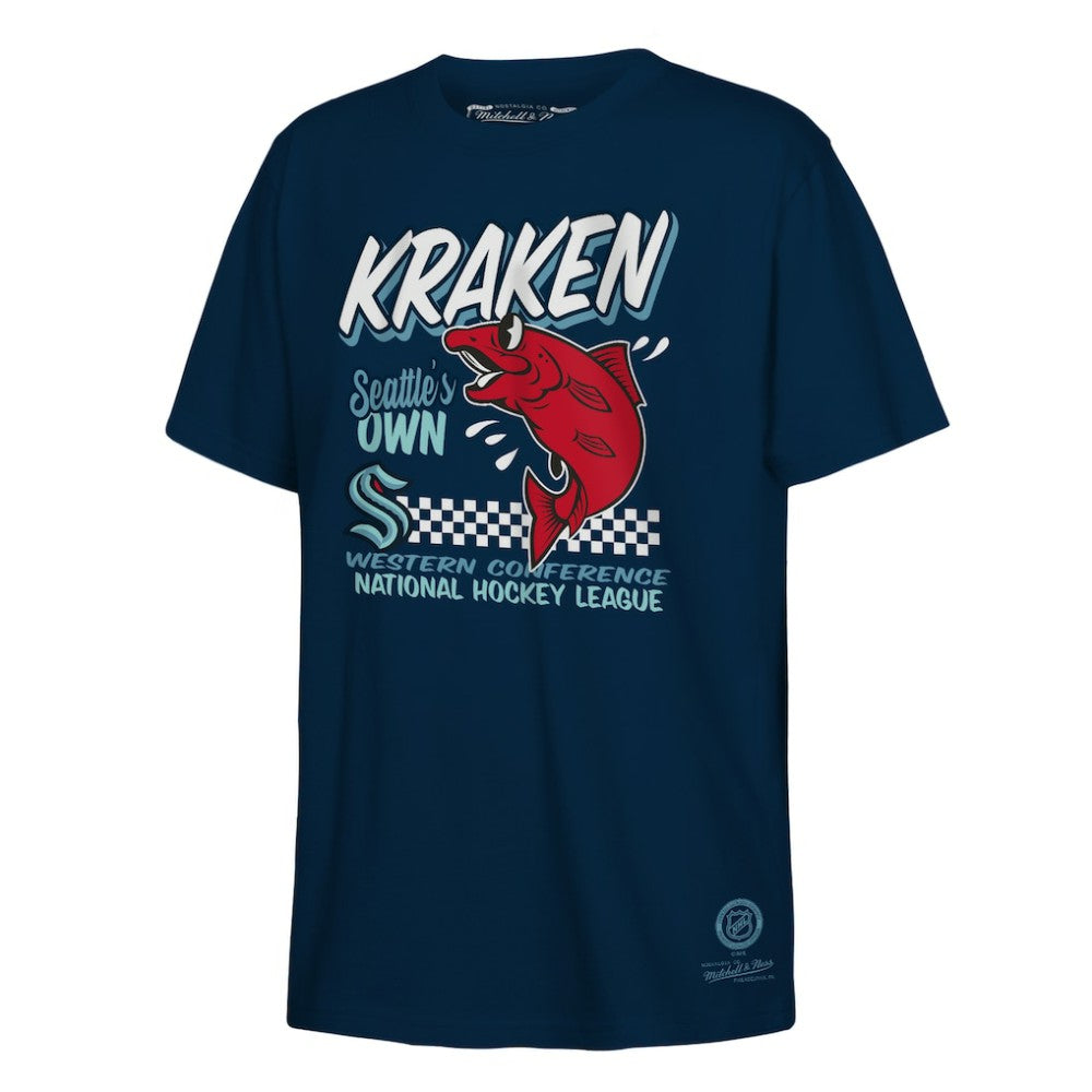 Seattle Kraken Mitchell & Ness Youth Concession Stand T-Shirt Sale
