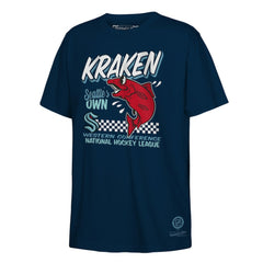 Seattle Kraken Mitchell & Ness Youth Concession Stand T-Shirt Sale