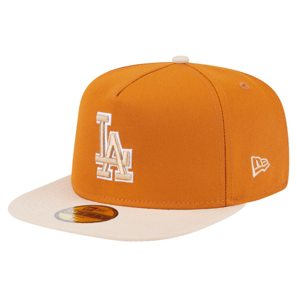 Los Angeles Dodgers New Era Two-Tone Color Pack A-Frame 59FIFTY Fitted Hat | MLB US