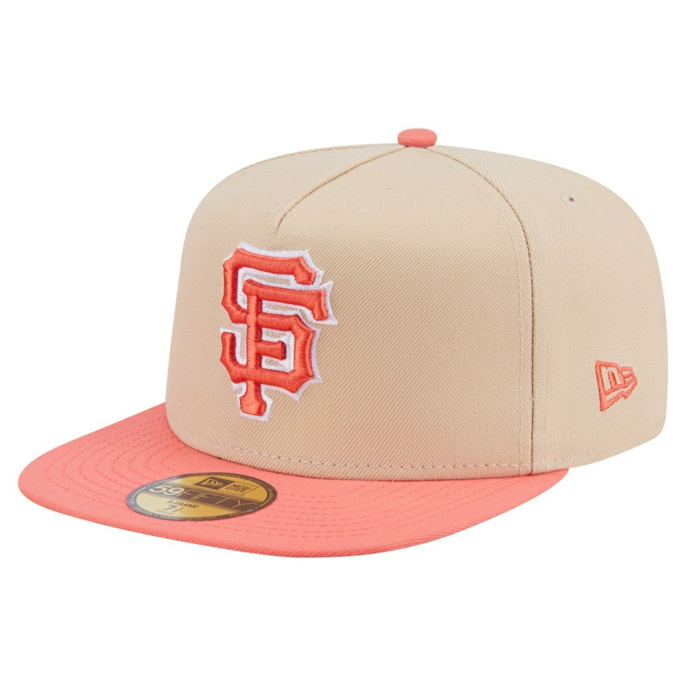 San Francisco Giants New Era Two-Tone Color Pack A-Frame 59FIFTY Fitted Hat | MLB Outlet