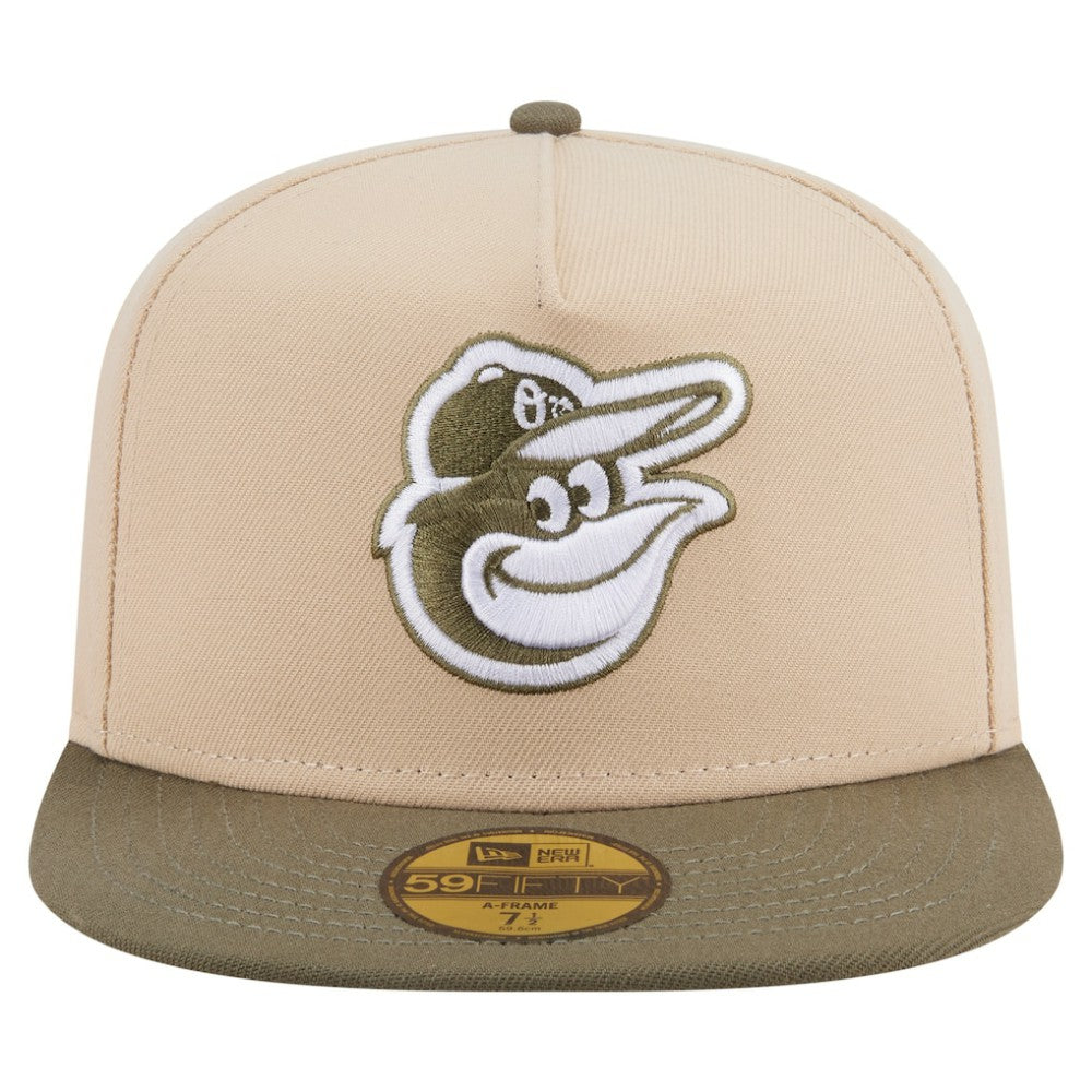 Baltimore Orioles New Era Two-Tone Color Pack A-Frame 59FIFTY Fitted Hat | MLB Outlet