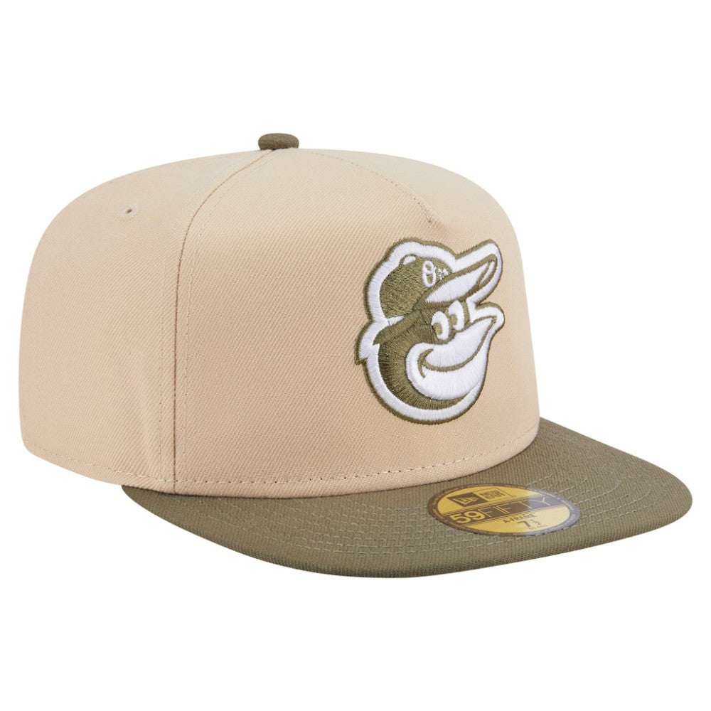 Baltimore Orioles New Era Two-Tone Color Pack A-Frame 59FIFTY Fitted Hat | MLB Outlet
