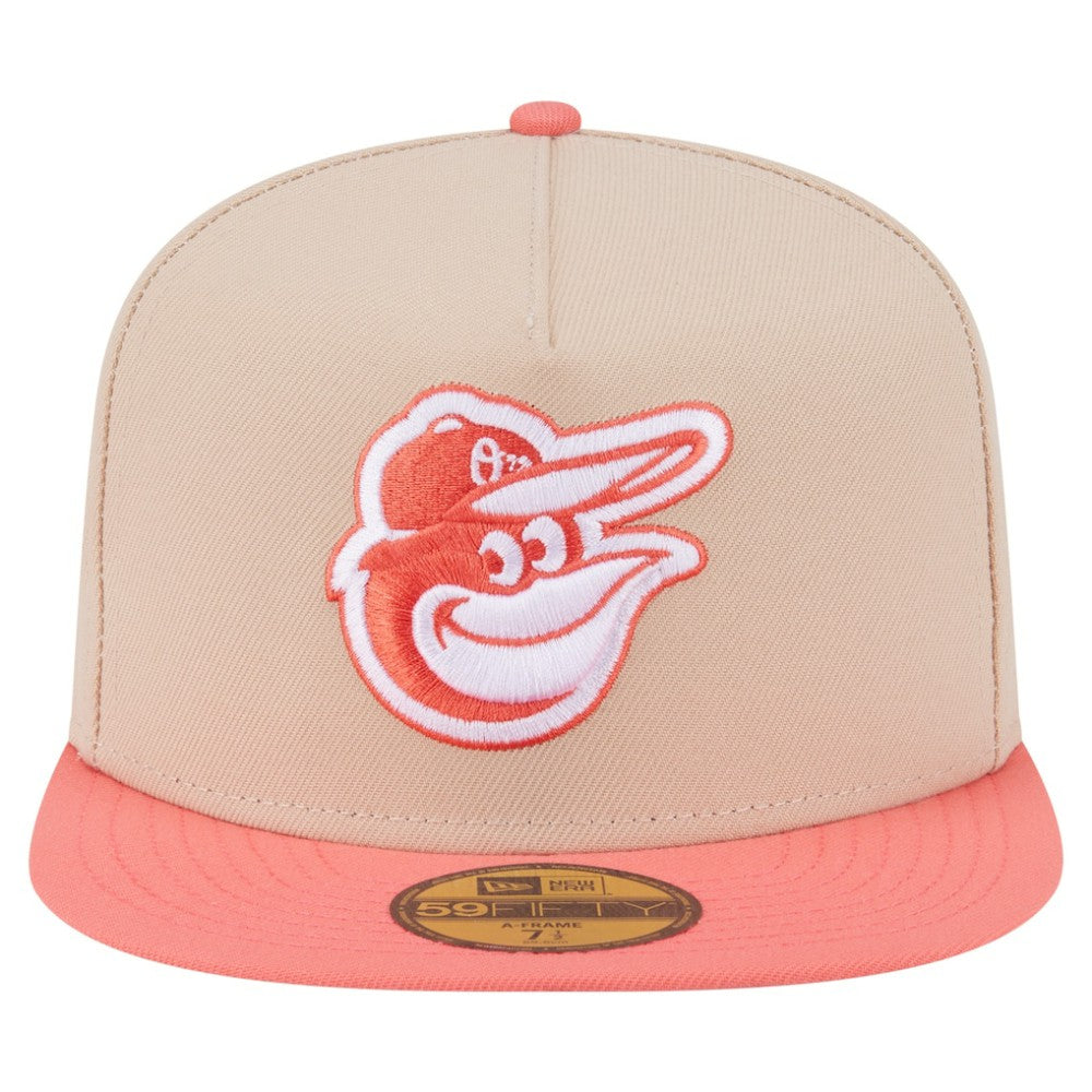 Baltimore Orioles New Era Two-Tone Color Pack A-Frame 59FIFTY Fitted Hat | MLB New