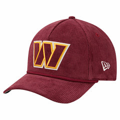 Washington Commanders New Era Cord Corduroy 9FORTY A-Frame Adjustable Hat