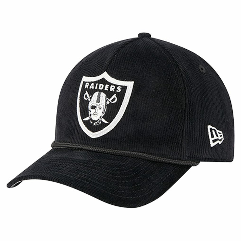 Las Vegas Raiders New Era Cord Corduroy 9FORTY A-Frame Adjustable Hat