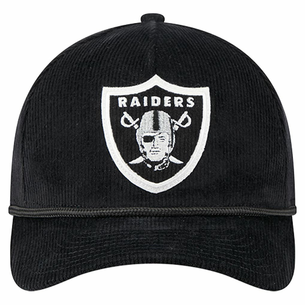 Las Vegas Raiders New Era Cord Corduroy 9FORTY A-Frame Adjustable Hat