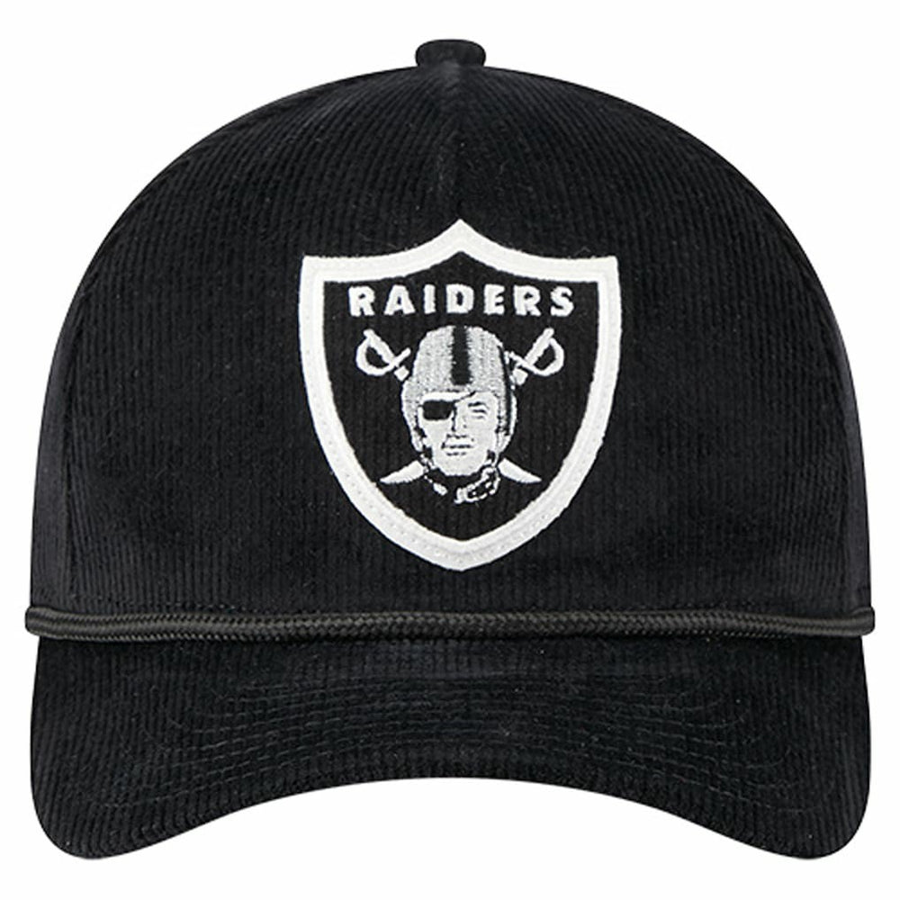 Las Vegas Raiders New Era Cord Corduroy 9FORTY A-Frame Adjustable Hat