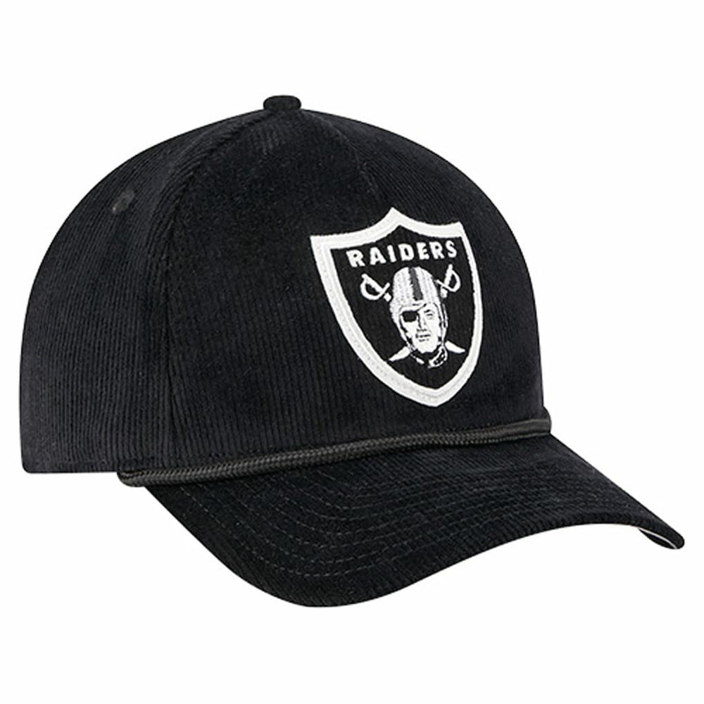 Las Vegas Raiders New Era Cord Corduroy 9FORTY A-Frame Adjustable Hat
