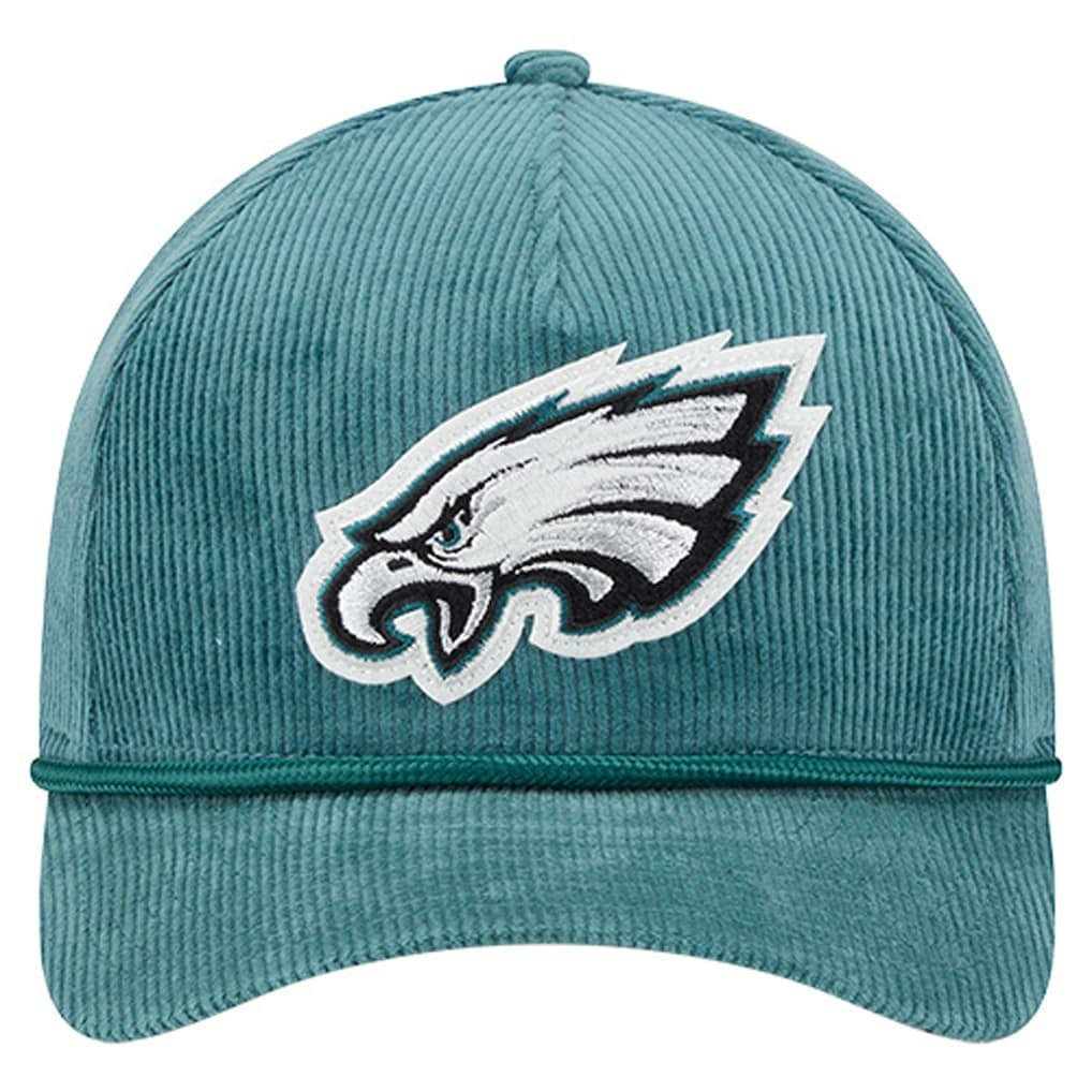 Philadelphia Eagles New Era Cord Corduroy 9FORTY A-Frame Adjustable Hat