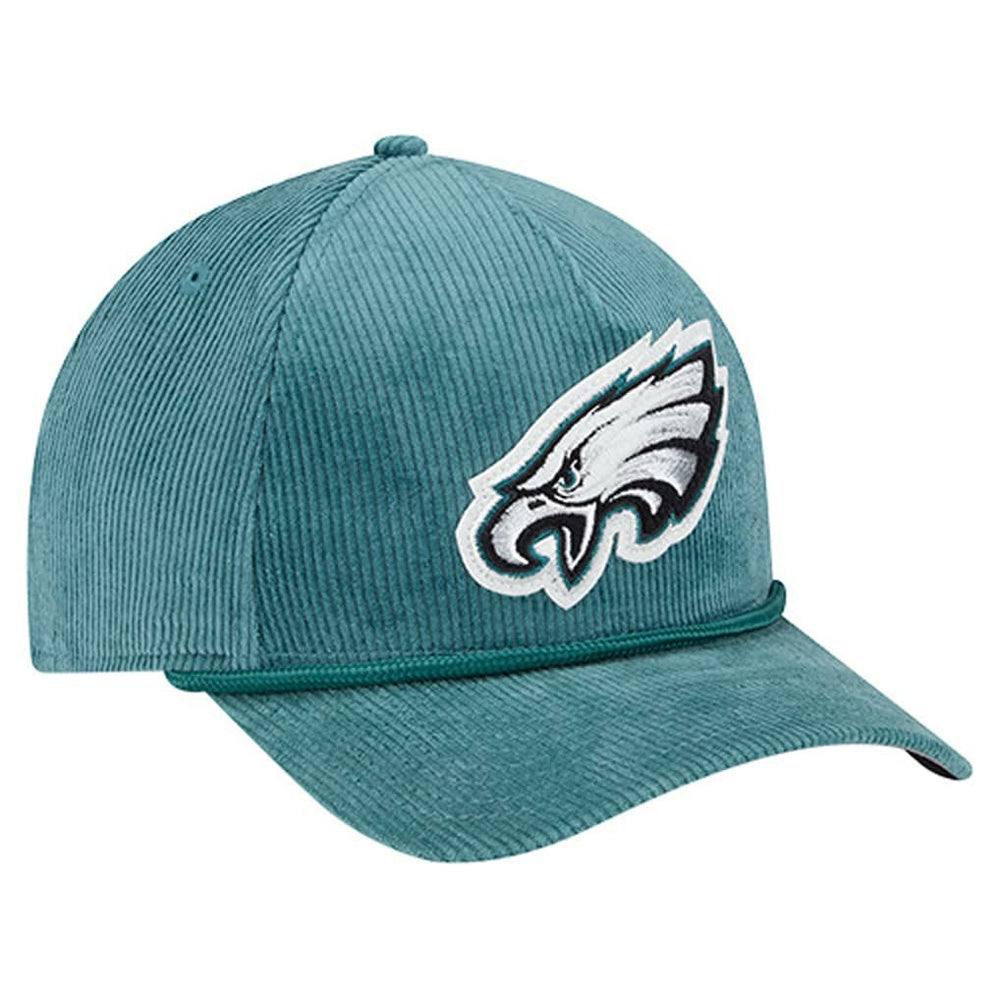Philadelphia Eagles New Era Cord Corduroy 9FORTY A-Frame Adjustable Hat