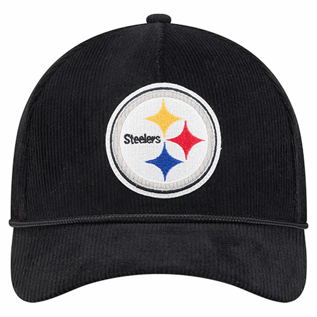 Pittsburgh Steelers New Era Cord Corduroy 9FORTY A-Frame Adjustable Hat