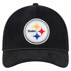Pittsburgh Steelers New Era Cord Corduroy 9FORTY A-Frame Adjustable Hat