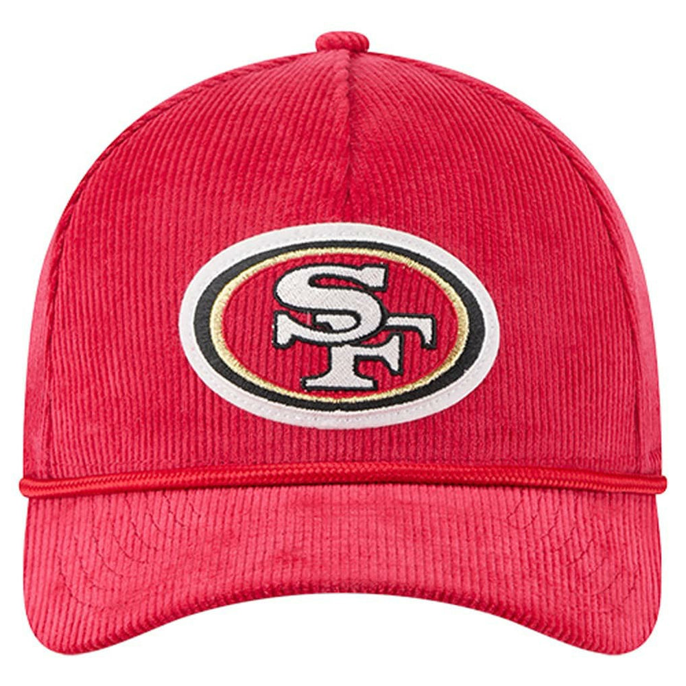 San Francisco 49ers New Era Cord Corduroy 9FORTY A-Frame Adjustable Hat