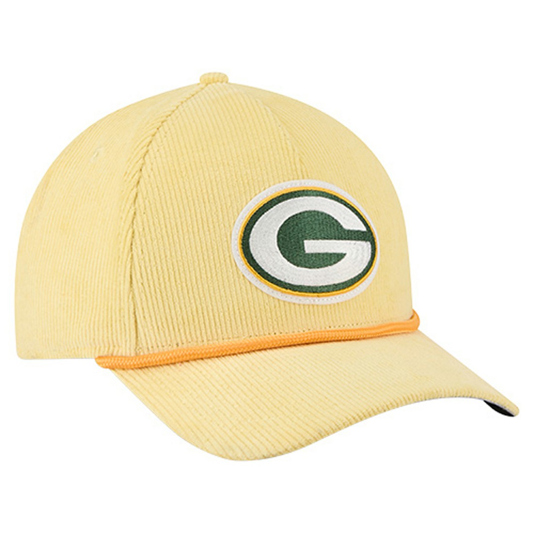 Green Bay Packers New Era Cord Corduroy 9FORTY A-Frame Adjustable Hat