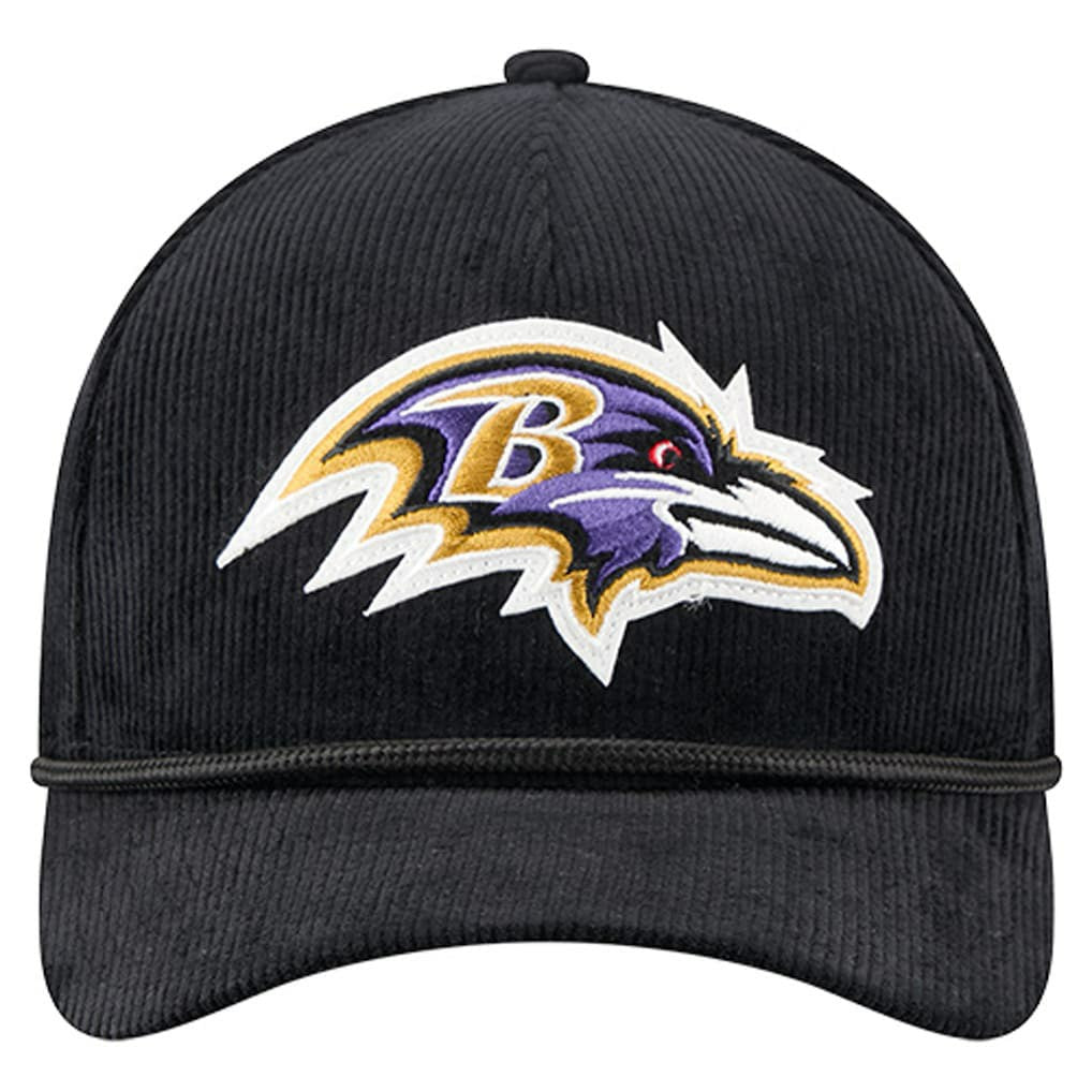 Baltimore Ravens New Era Cord Corduroy 9FORTY A-Frame Adjustable Hat
