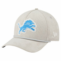 Detroit Lions New Era Cord Corduroy 9FORTY A-Frame Adjustable Hat