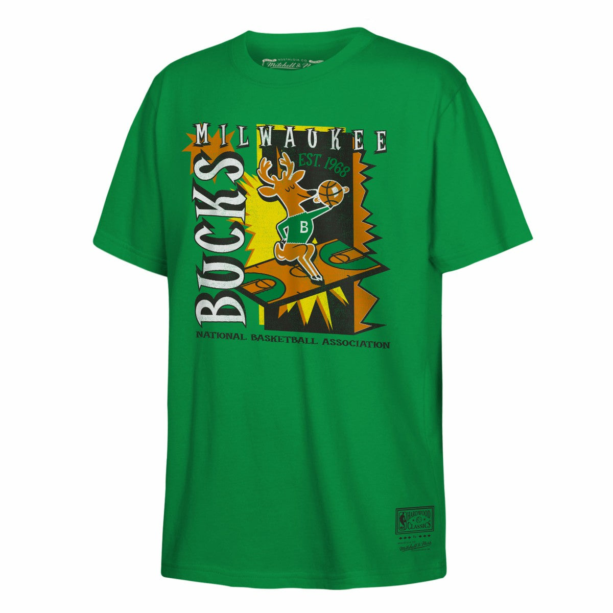 Milwaukee Bucks Youth Retro '90s Poster T-Shirt Outlet