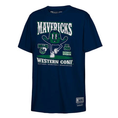Dallas Mavericks Youth Retro Mascot Script T-Shirt sale Discount