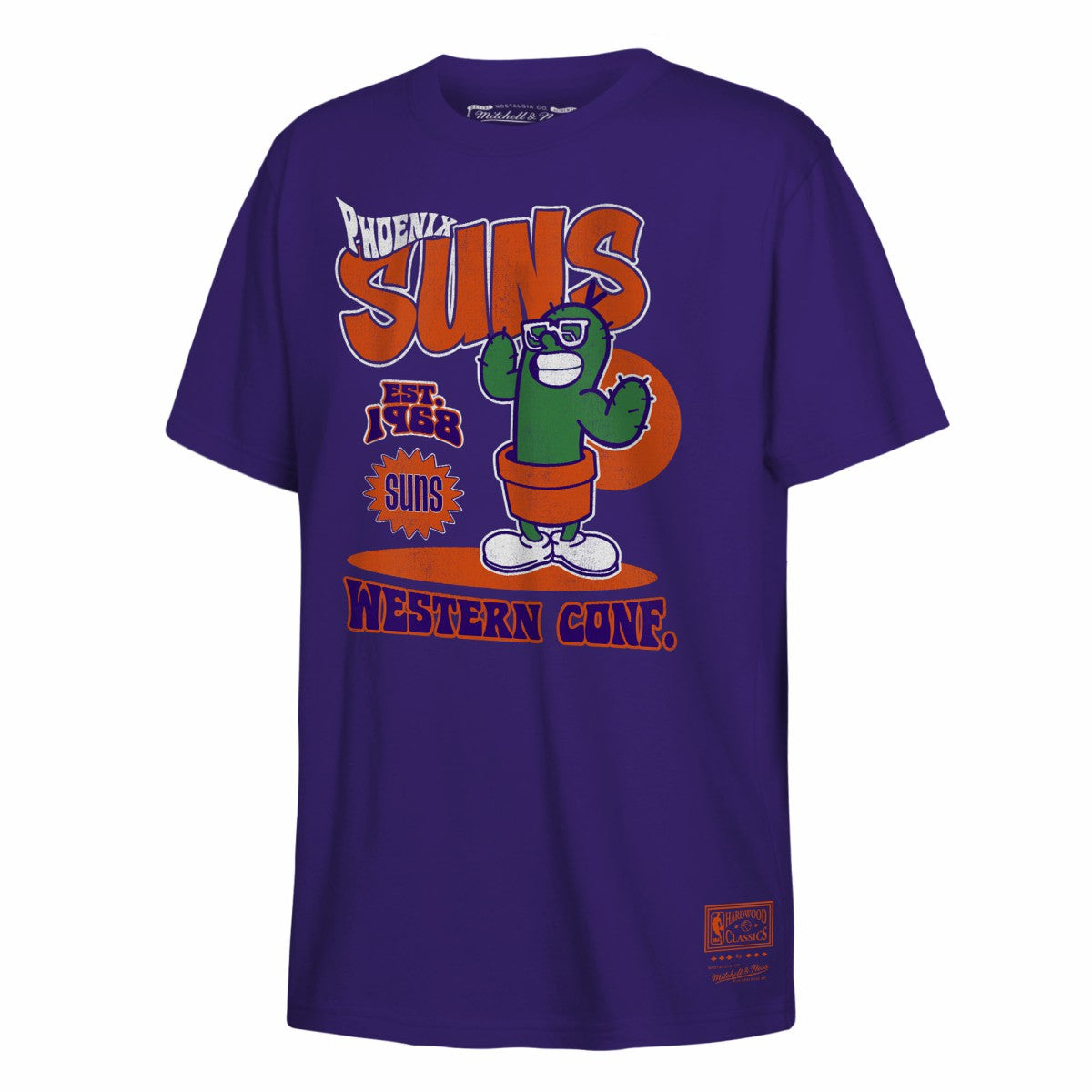 Phoenix Suns Youth Retro Mascot Script T-Shirt Online