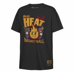 Miami Heat Youth Retro Mascot Script T-Shirt Discount
