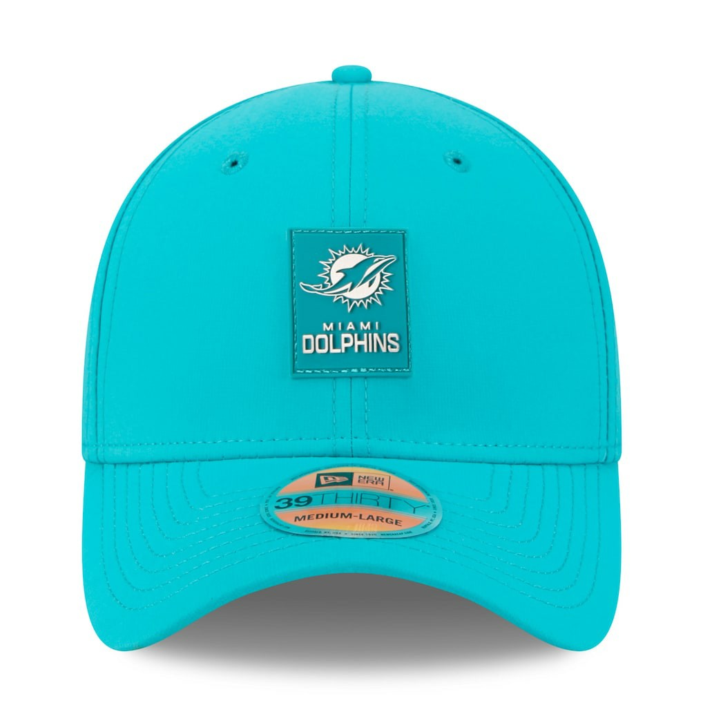 Miami Dolphins New Era 2025 Sideline 39THIRTY Flex Hat