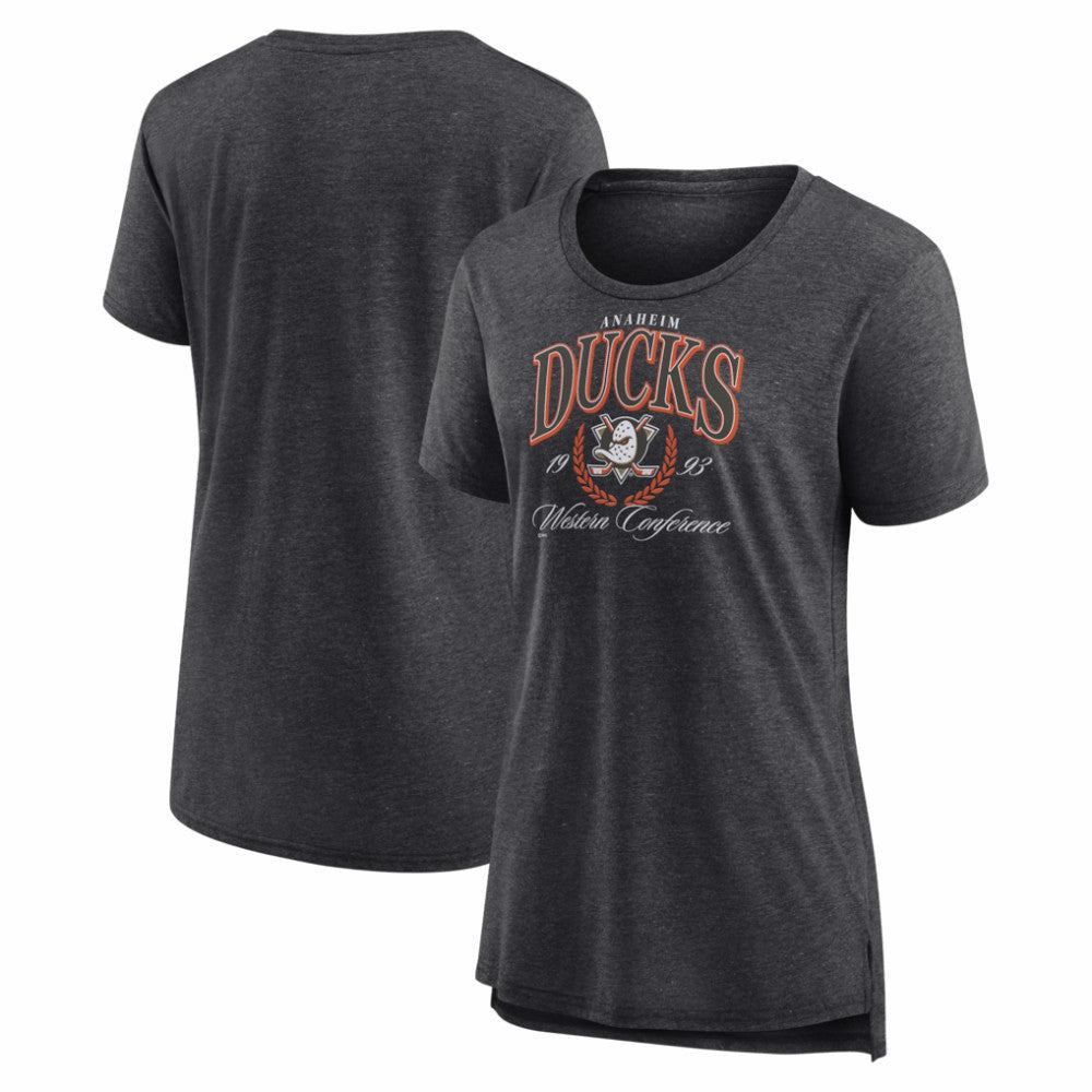 Anaheim Ducks Women's Reign Supreme Tri-Blend T-Shirt Discount
