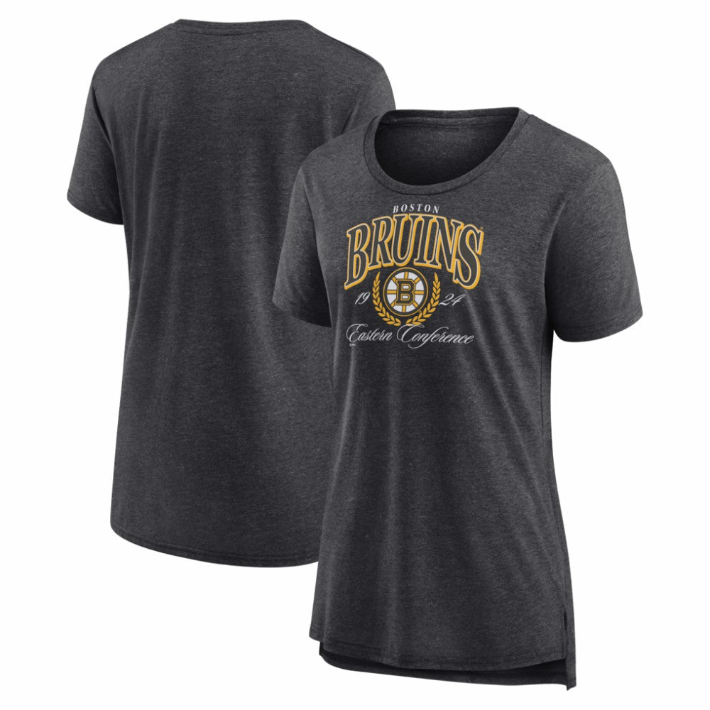 Boston Bruins Women's Reign Supreme Tri-Blend T-Shirt Outlet