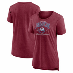 Colorado Avalanche Women's Reign Supreme Tri-Blend T-Shirt Discount