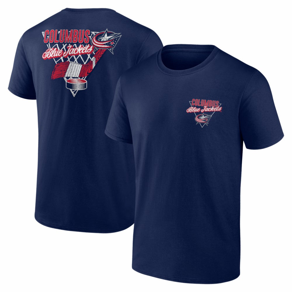 Columbus Blue Jackets Net Slap T-Shirt Discount