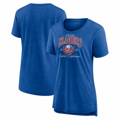 New York Islanders Women's Reign Supreme Tri-Blend T-Shirt Online