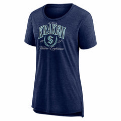 Seattle Kraken Women's Reign Supreme Tri-Blend T-Shirt Discount