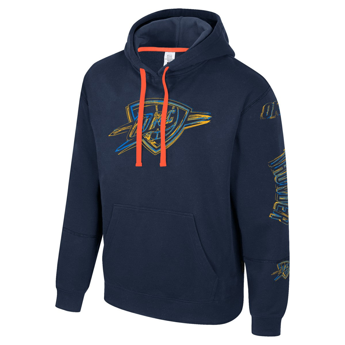 Oklahoma City Thunder Stadium Essentials Unisex Elementized Pullover Hoodie New